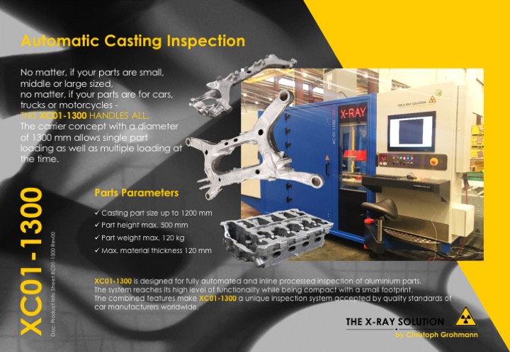 Automatic Casting Inspection | cross frame inspection | industrial ct