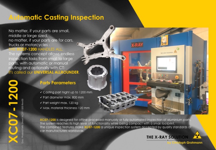 Automatic Casting Inspection | cross frame inspection | industrial ct